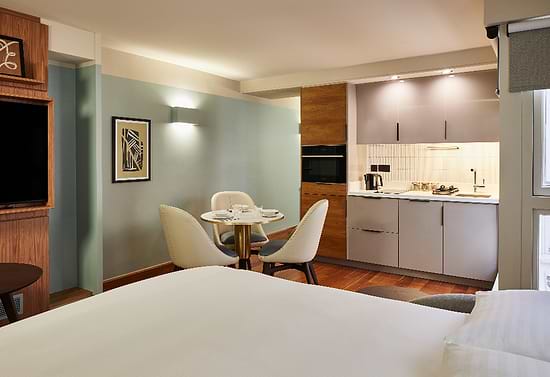 One Bedroom Open Plan - Open Sofa Bed