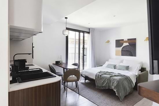 Studio with Balcony - Sofa Bed