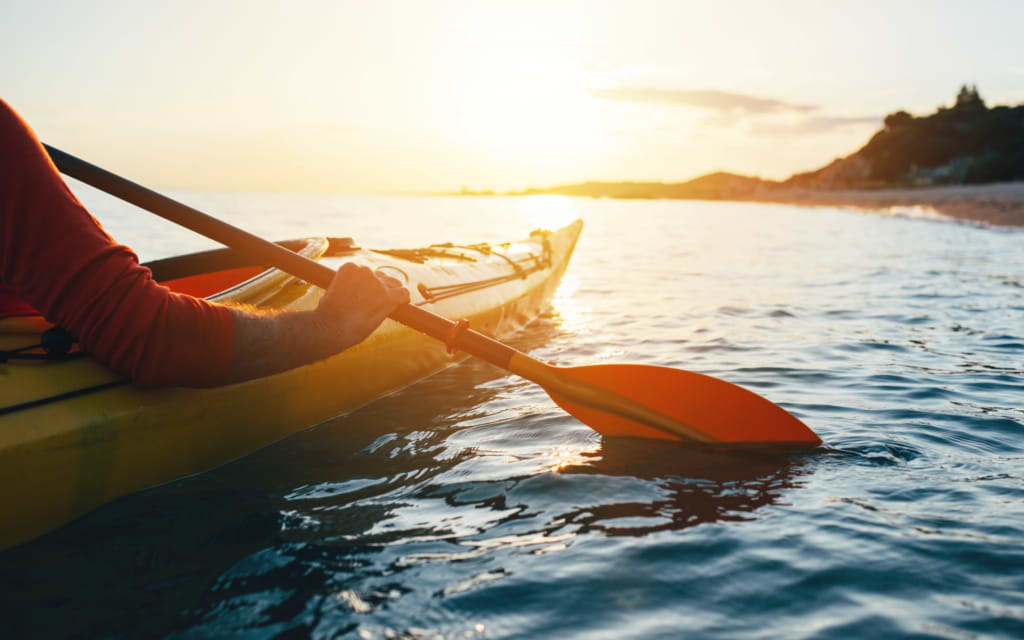 Kayaking in the Rhine River