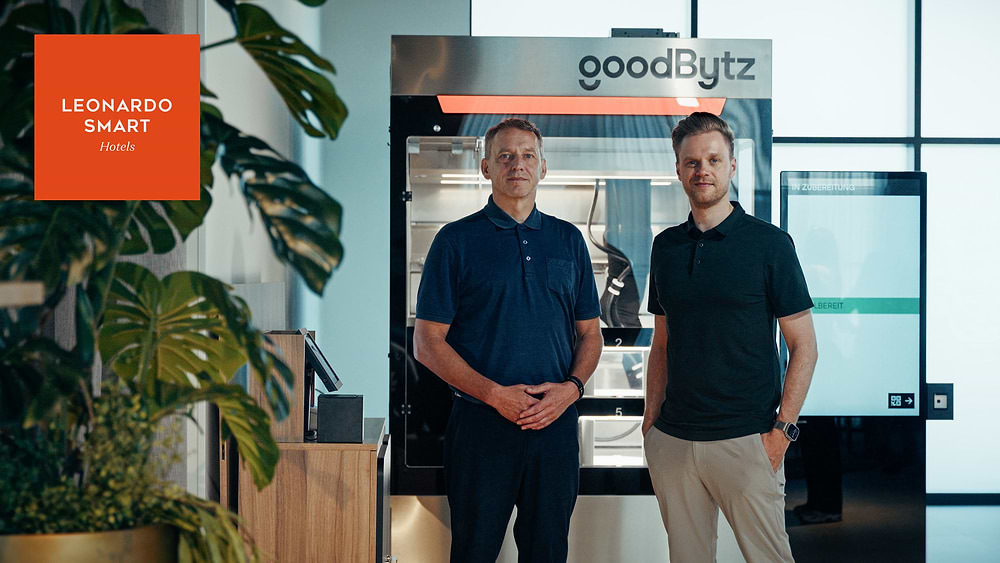 Stephan Löwel, COO DACH Leonardo Hotels Central Europe and Dr. Hendrik Susemihl, CEO GoodBytz © GoodBytz