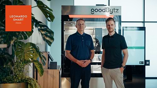 Stephan Löwel, COO DACH Leonardo Hotels Central Europe and Dr. Hendrik Susemihl, CEO GoodBytz © GoodBytz