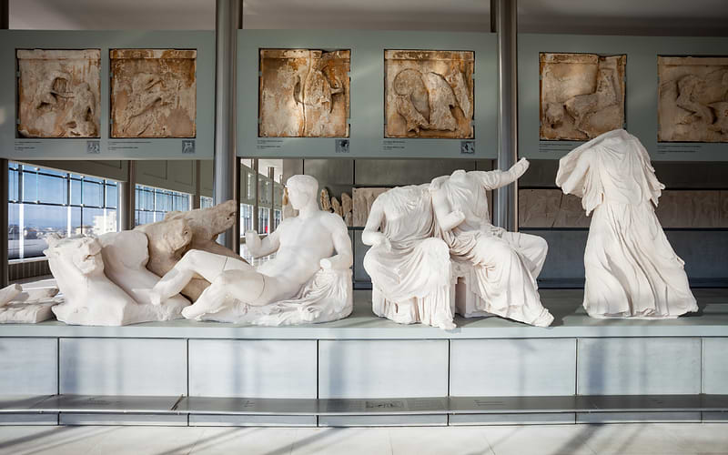 Exhibition in the Acropolis Museum Athens