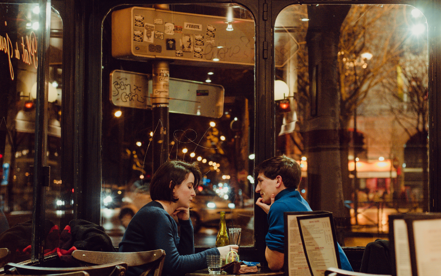 A couple exploring Baden-Baden culinary scene 