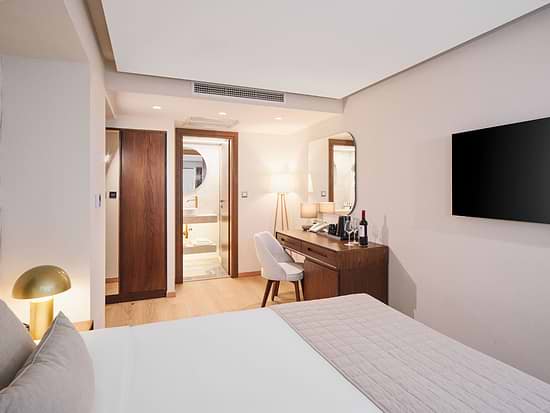 Contemporary Standard Room interior at Leonardo Hotel Athens City Center