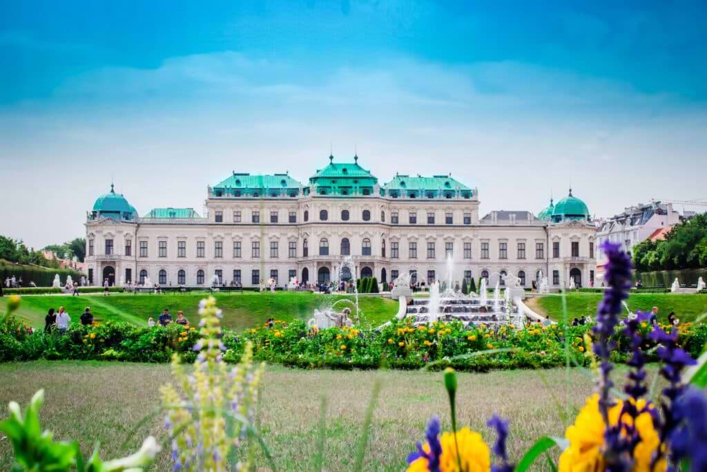 Belvedere Palace in Vienna,Austria