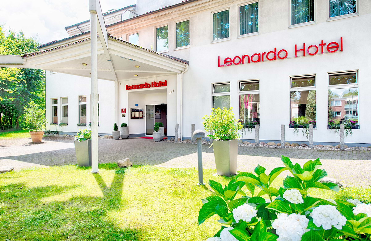 Leonardo Hotel Hamburg Airport - Eingang zum Hotel