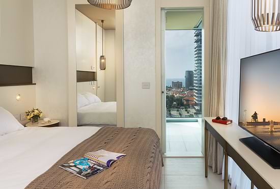 Hotel Rothschild 22 Tel Aviv - Chambre Deluxe Vue du boulevard