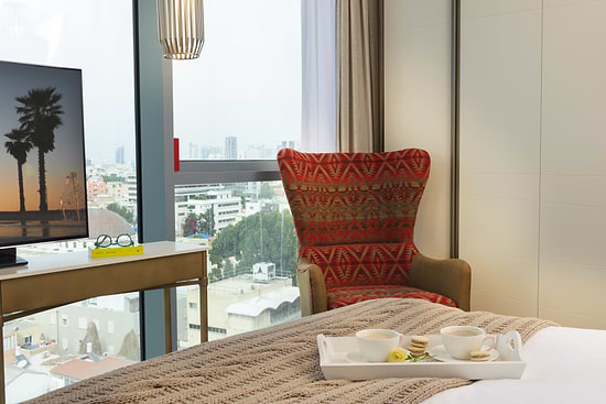 Hotel Rothschild 22 Tel Aviv - Chambre Deluxe Vue du boulevard