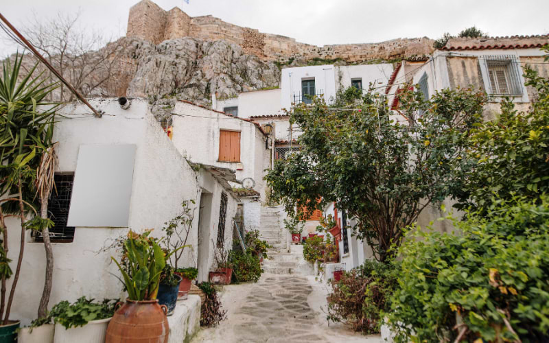 Insel-Feeling in Anafiotika, Griechenland