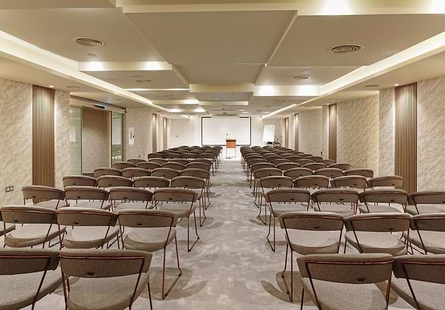 Conference room with theatre-style seating at Leonardo Hotel Athens City Center