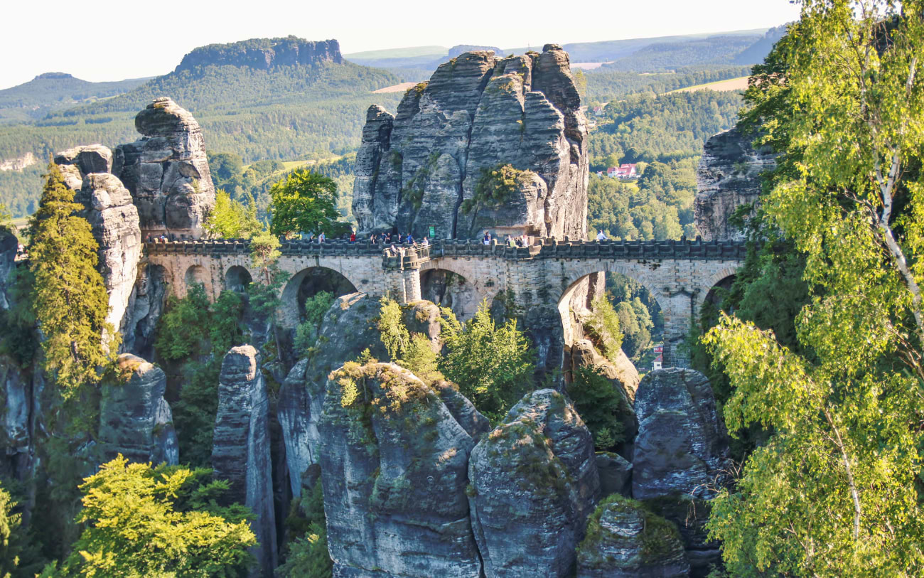 Bastei Brücke, Sächsische Schweiz, Deutschland