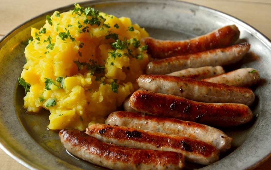 Nuremberg grilled sausages