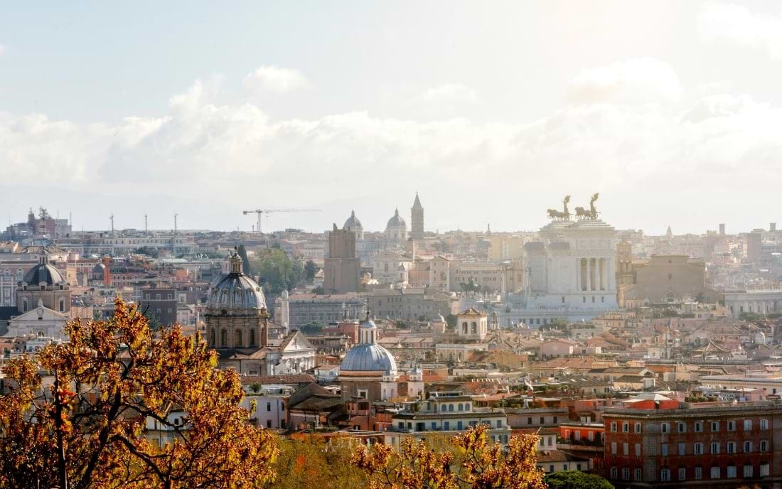 Beautiful views from Gianicolo Hill