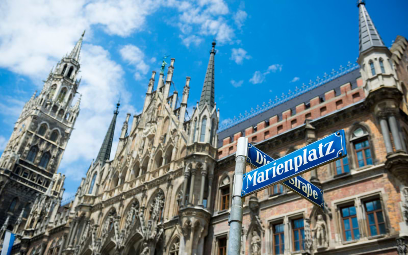 kostenlosen Führung, Marienplatz, die Frauenkirche, die königliche Residenz, München