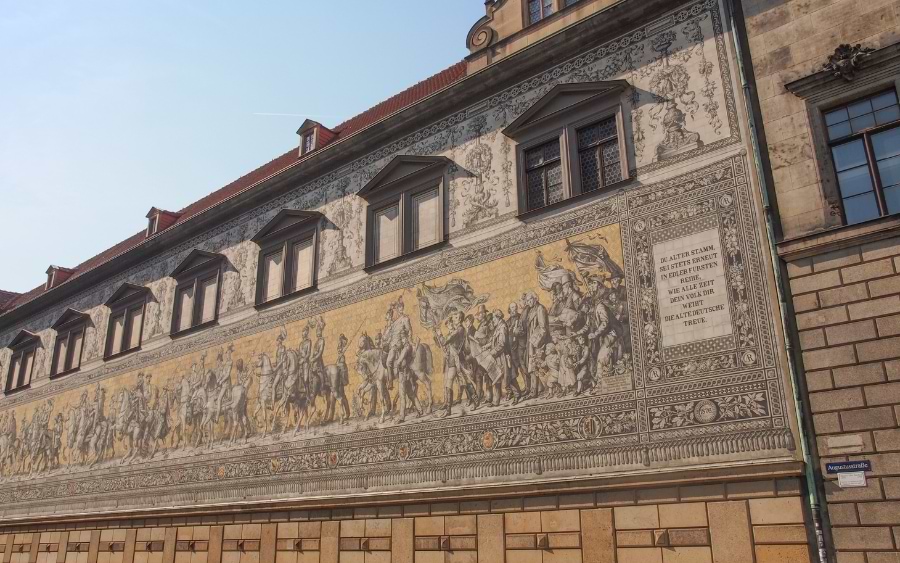 Mural Procession of Princes (Fürstenzug), Dresden, Germany