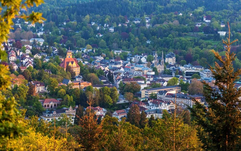 skyline baden-baden from Merkurberg