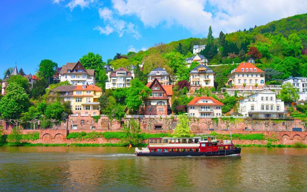 Boat Tour through Neckar, Heidelberg