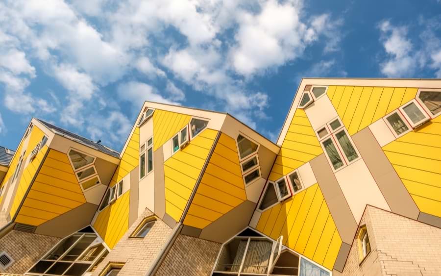 Cube Houses (Kubuswoningen), Rotterdam 