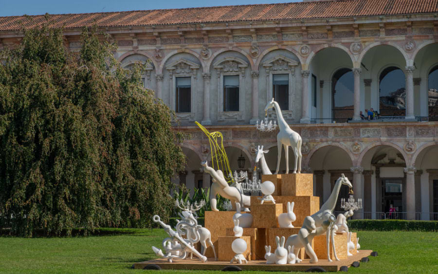 An open-air exhibition in the Milan Design Week, Milan