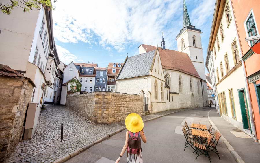 Walking tour in Erfurt, Germany