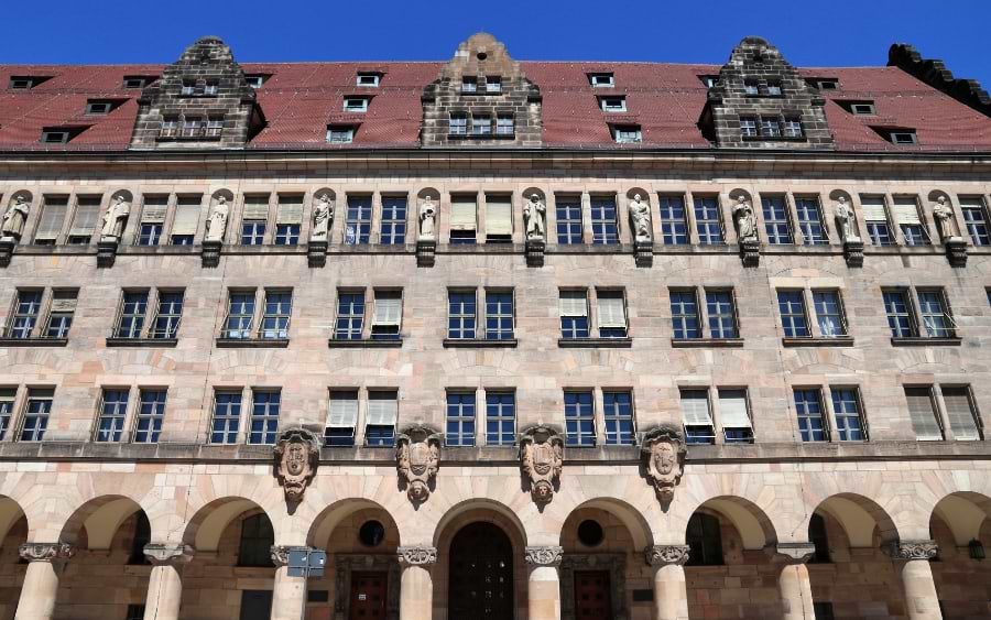 Courtroom 600 of the Palace of Justice, Nuremberg, Germany
