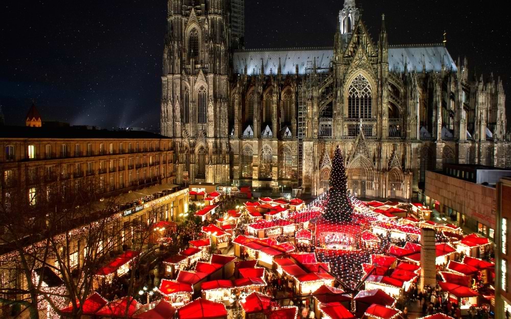 Cologne, Germany – Christmas Market at Cologne Cathedral