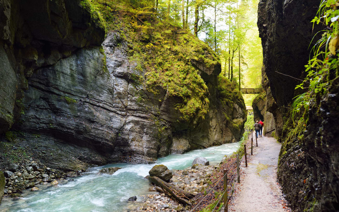 Partnachklamm, Bayern, Deutschland