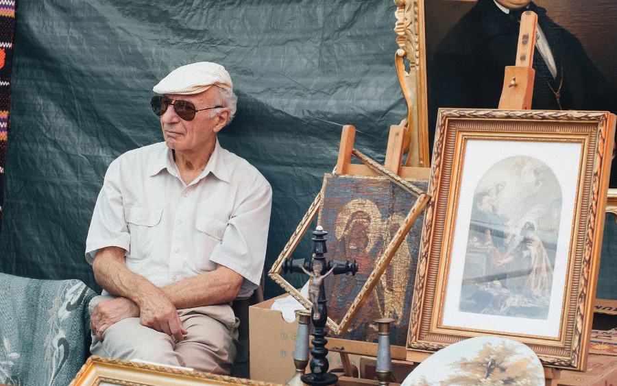 Trödel- und Kunstmarkt Straße des 17. Juni