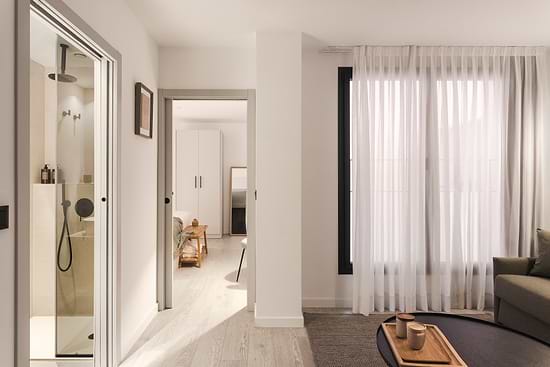 Family Two Bedroom Apartment - Living Room