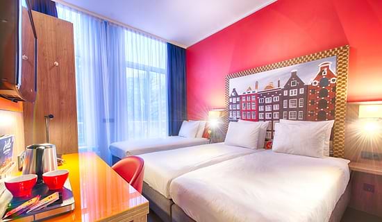 Leonardo Boutique Hotel Amsterdam Vondelpark - Comfort Room 1 Twin Bed 1 Single Bed
