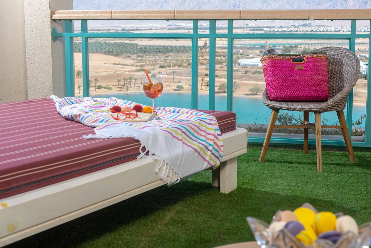 Herods Boutique Eilat Hotel - Belle vue depuis la suite