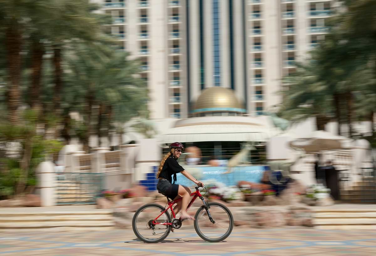 The promenade near Herods Palace Eilat Hotel
