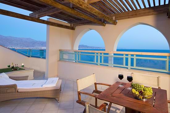 Herods Vitalis Eilat Hotel - Große Terrasse