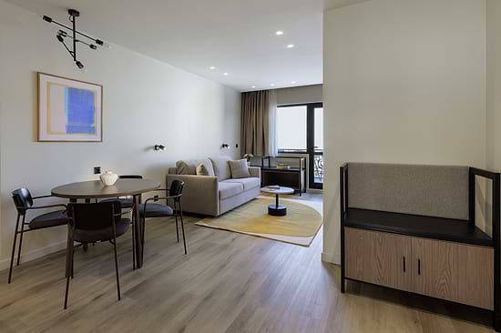 Plaka One Bedroom Suite with Balcony - Living Area