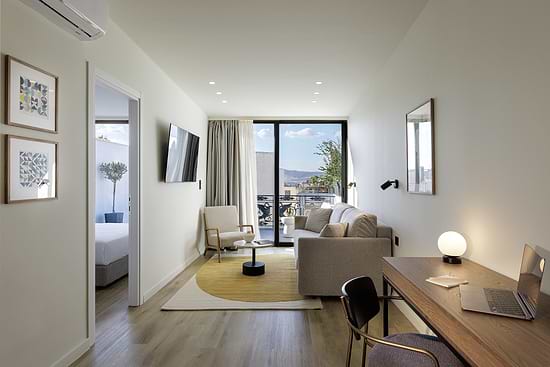 Acropolis View Penthouse Suite - Living Area