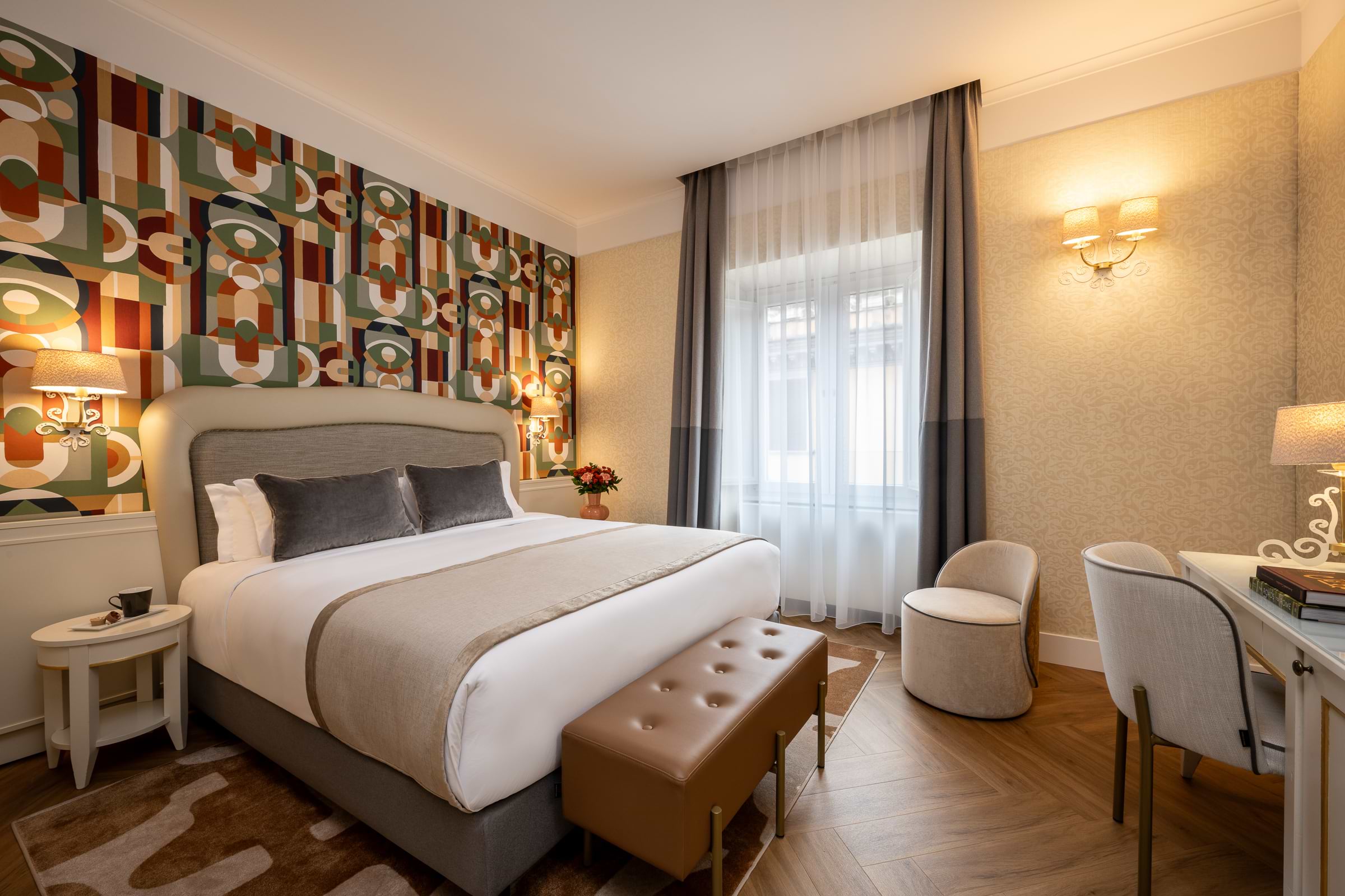 Hotel room interior, Leonardo Hotels in Rome