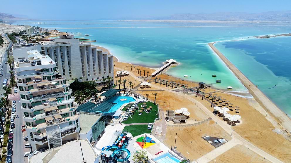 Hotel Leonardo Club Dead Sea From the air