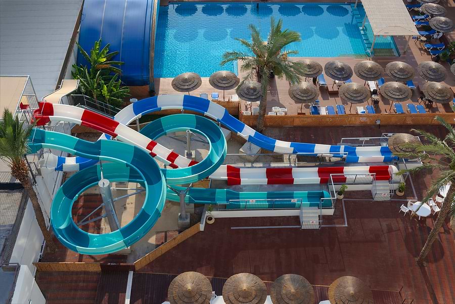 Leonardo Club Hotel Tiberias - All Inclusive - The water park from above