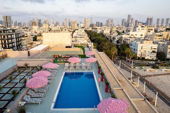 Leonardo Gordon Beach Tel Aviv - The rooftop from the air
