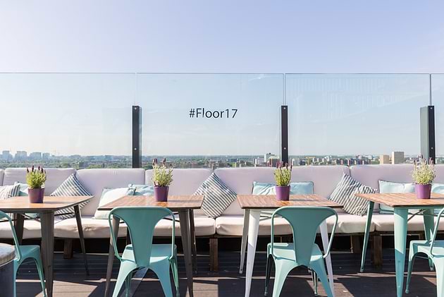 מלון לאונרדו אמסטרדם רמברנדט פארק - על הגג מרפסת