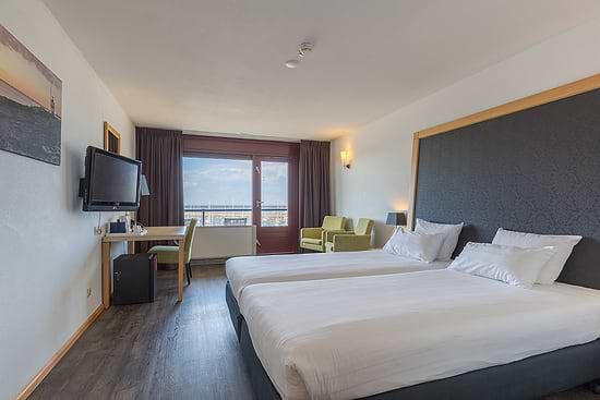 Leonardo Hotel IJmuiden Seaport Beach - Pokój typu Deluxe 2 łóżka pojedyncze
