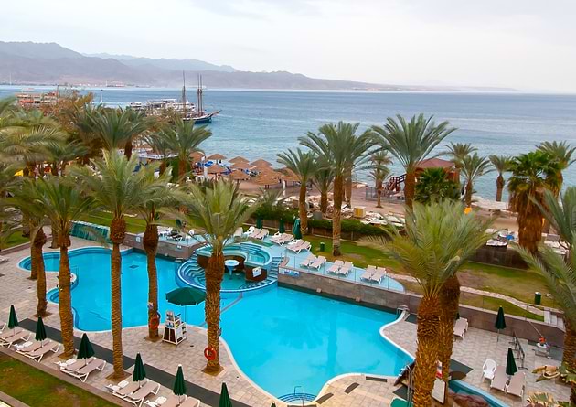 Leonardo Plaza Hotel Eilat - Pool View & Sea Landscape