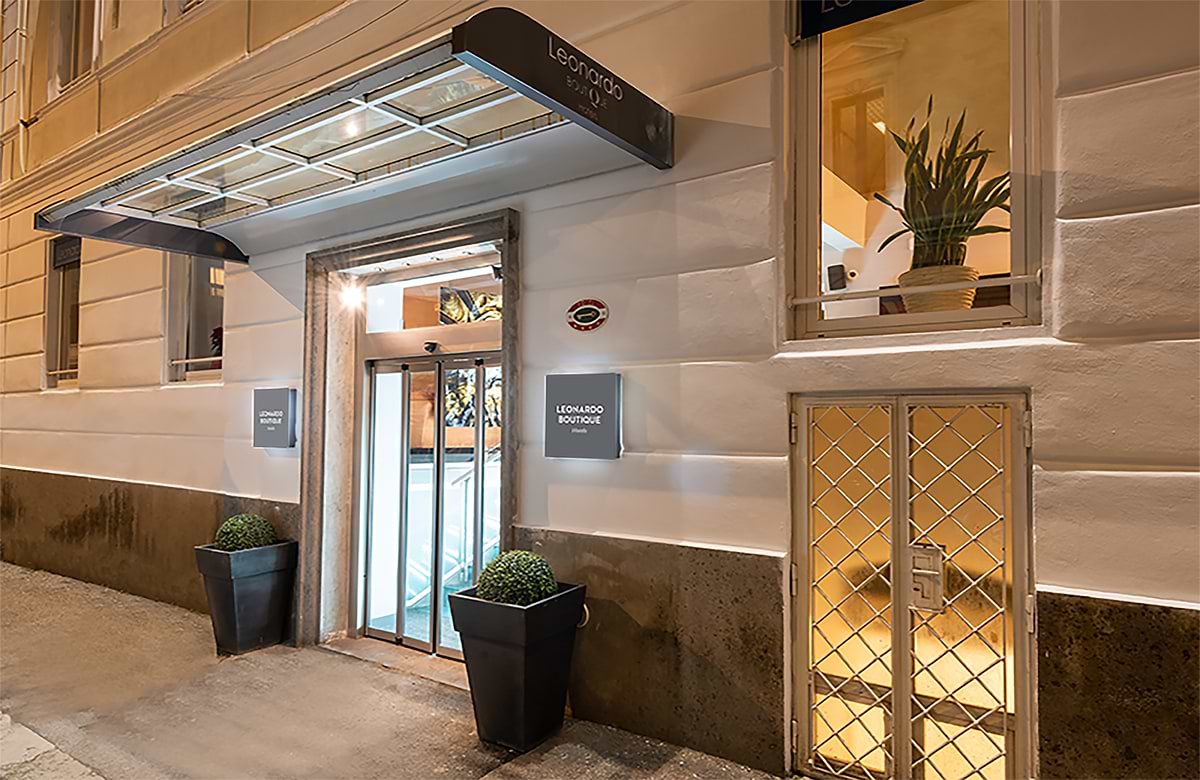 Leonardo Boutique Hotel Rome Termini - Hoteleingang