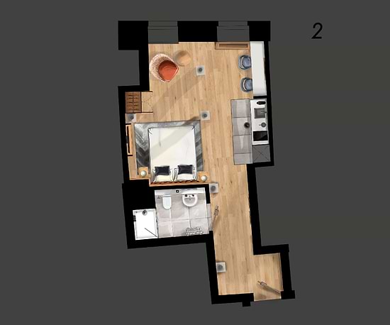 Lower Ground Studio - Layout