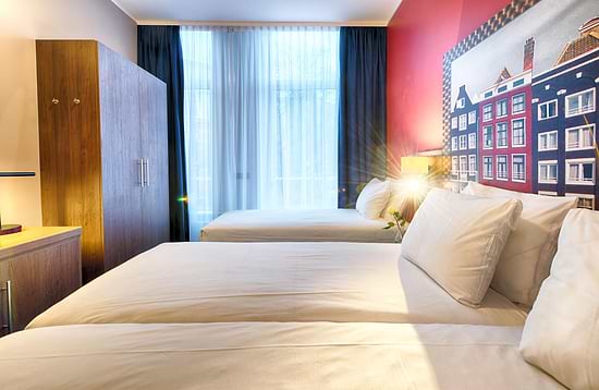 Leonardo Boutique Hotel Amsterdam Vondelpark - Comfort Room 1 Twin Bed 1 Single Bed