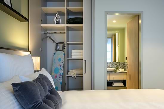 Studio - Closet and Bathroom