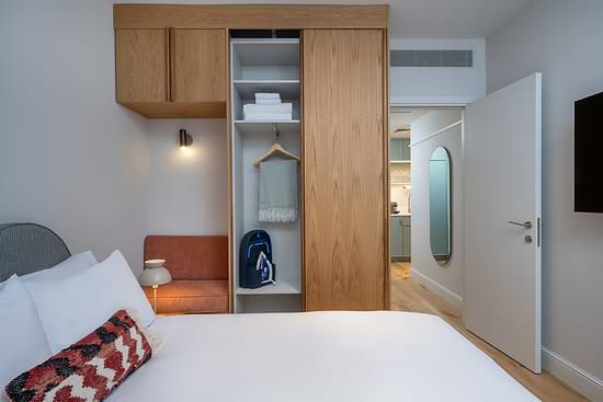 One Bedroom with Sofa Bed - Closet