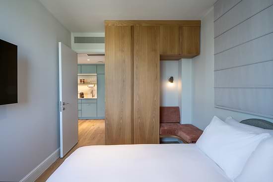 One Bedroom - Bed and Closet