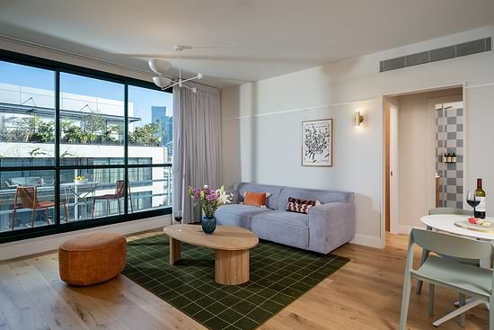 One Bedroom with Balcony - Sitting area