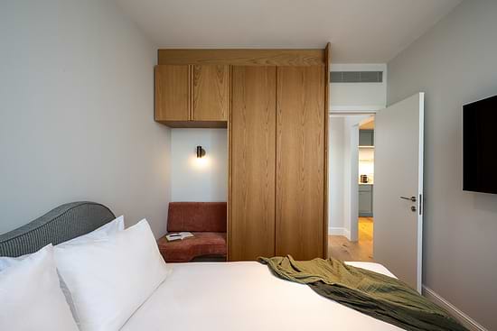 One Bedroom with Balcony - Bedroom